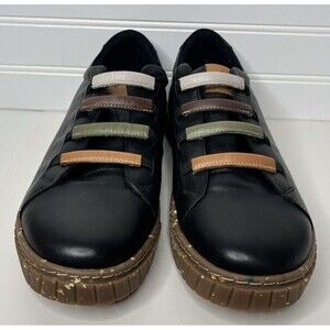 Spring Step Rugby Slip-on Sneakers, Women's Sz: 41 US-10.5 Color Black